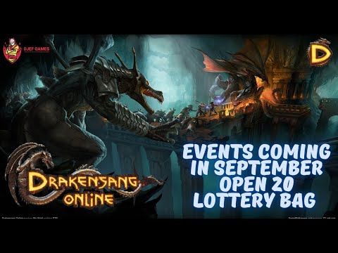 Drakensang Online | Events Coming In September | Open 20 Lottery Bag | Drakensang | Dso | mmorpg