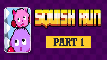 Squish Run (Part 1)!! Free iOS, Gameplay #squishrun #squishrungameplay #subscribe