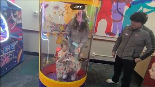 Chuck E Cheese ticket blaster....Cassia's 3rd birthday party