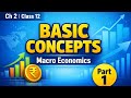Class 12 Macro Economics Ch 1 Basic Concepts of Macroeconomics Part 1 | One Shot | CBSE 2026