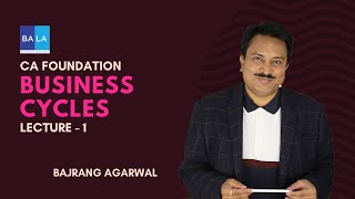 Lecture - 1 | Business Cycles | CA Foundation | Business Economics #cafoundation #icai #economics