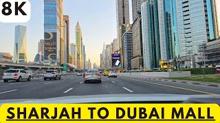 8K Video - Sharjah To Dubai Mall