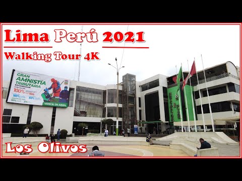 Avenida Izaguirre, Municipalidad de Los Olivos – Walking Tour 4K 【LIMA PERU ??】