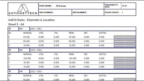 PC-Dmis - Custom Report Comment