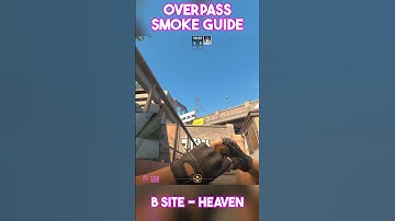 CS2 MUST KNOW SMOKE FOR OVERPASS PT. 1! 😵