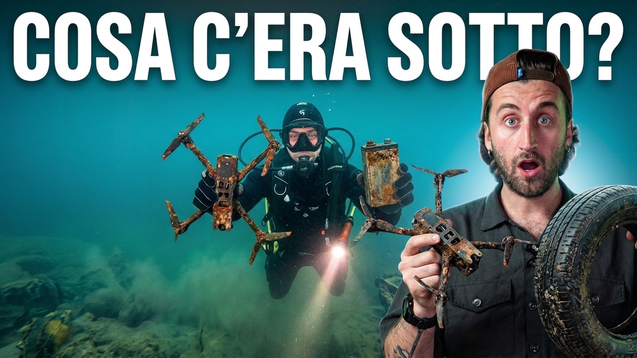 Pulizia fondale Lago di Garda: cosa abbiamo trovato sott'acqua?