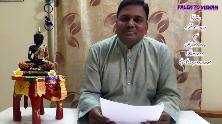 Palem to Viswam - The Journey of Dr. KI Varaprasad Garu || Book Introduction by Devendar Valaboju