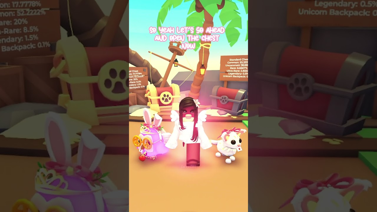 ⋆˚࿔ Opening 50 regal chests!! (Getting the new LEGENDARY Unicorn Backpack?!) | Adopt me! Roblox ♡ ˚｡