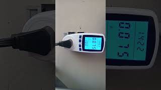 How many watts and amps does a washing machine consume? (using an electrical consumption meter, p...