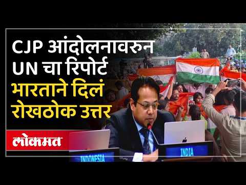 भारतात आवाज उठवणाऱ्यांवर कारवाई होते, UN चा रिपोर्ट, भारताचं उत्तर India Rejects UN Protest Report