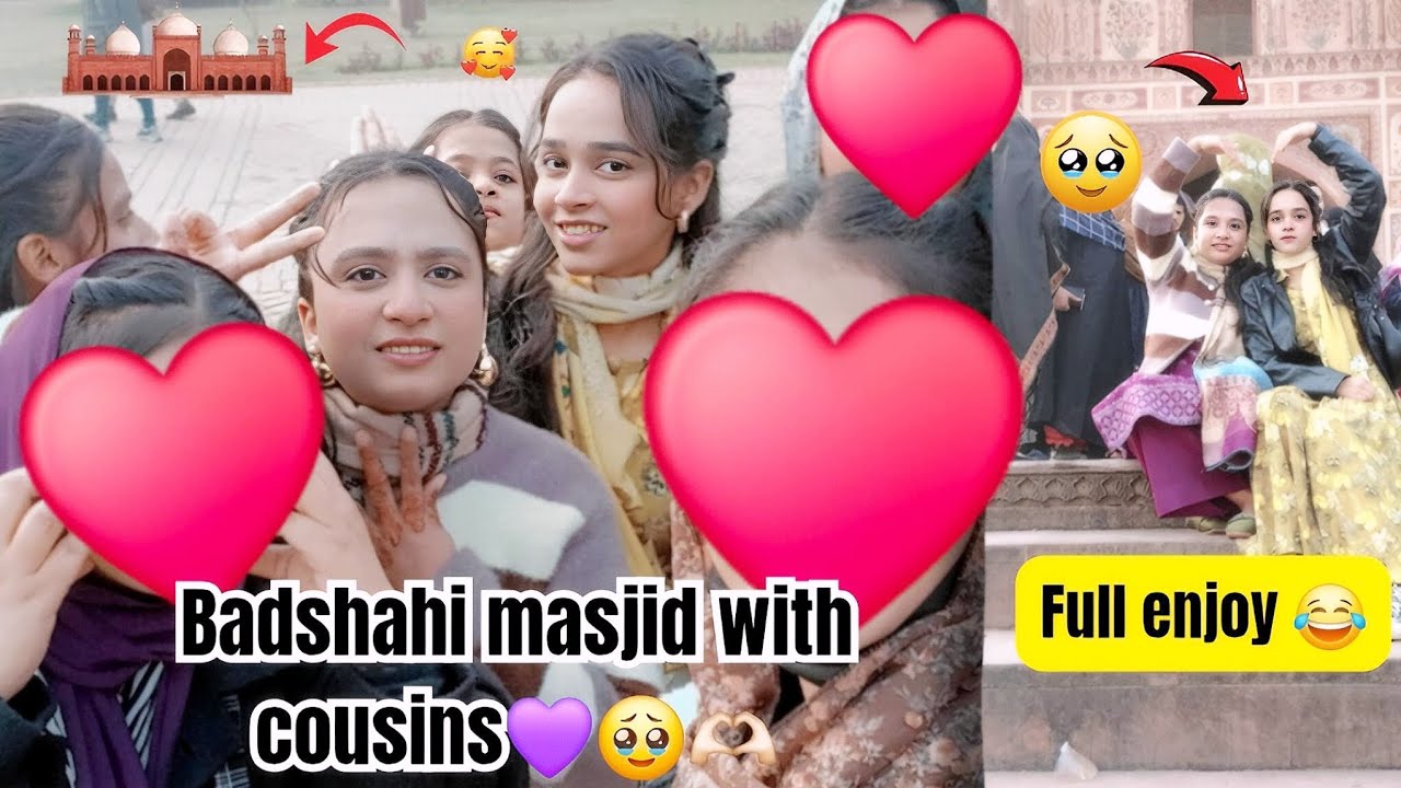 BADSHAHI MASJID TOUR ♥️ FIRST TIME 😲💜 PART 2 | SHAHI KILA KYU NHI GAYE 🤔??