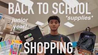 Back To School Supply Shopping Haul 2025 Junior Year