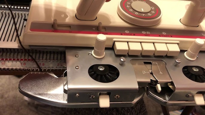 Attaching The Bond Knitting Machine Row Counter 