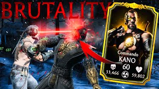 Commando KANO Character Ascension & Brutality Gameplay Review in Survivor Realm Klash | MK Mobile screenshot 2