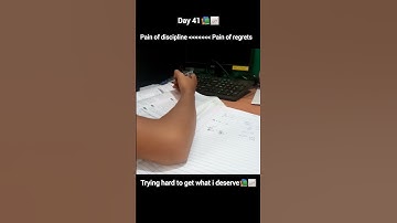 Day 41 Gate 2026 CE 🌷📚|pain of discipline is better than pain of regret #gate2026 #motivation #study