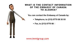 What Is The Contact Information Of The Embassy Of Canada To Algeria?