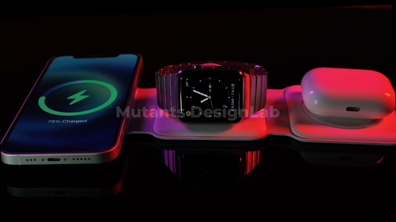 MagFold // 4-in-1 Foldable Wireless Charger (White) video thumbnail