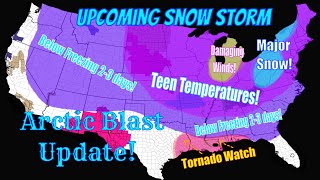 Upcoming Arctic Blast & Major Winter Storm - Impacts & Timing - The WeatherMan Plus Weather Channel
