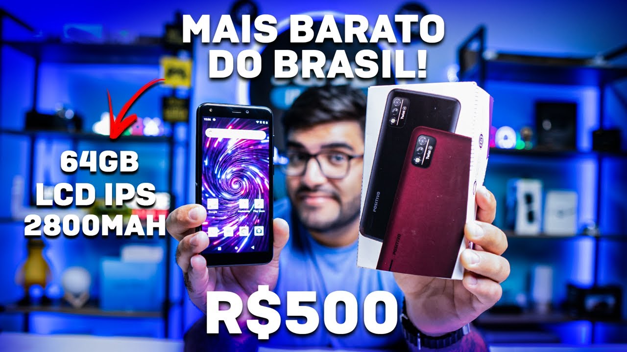 CHEGOU! O Smartphone com 64GB mais barato do Brasil! Positivo Twist por R9!