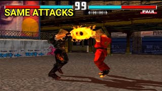 Paul as Yoshimitsu same Attacks Same Time | Tekken 3 Game