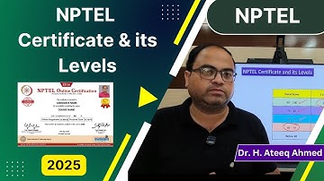 NPTEL-certificaat en de bijbehorende niveaus