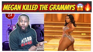 Megan Thee Stallion - Body \/ Savage Remix [Live from the 63rd GRAMMYs ®️ 2021] | REACTION 🛑