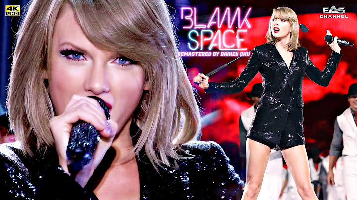 Blank Space Live version - Live performance video thumbnail