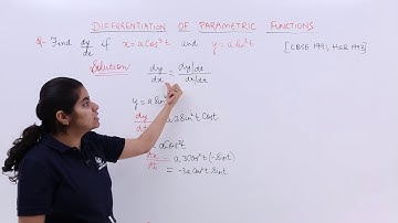 Class 12th – Problem 1 on Differentiation of Parametric Functions | Tutorials Point