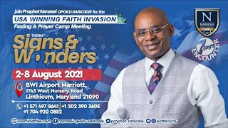 US WINNING FAITH INVASION II DAY 2 EVENING SESSION|| PROPHET NANASEI OPOKU-SARKODIE ||03 - 08 - 2021