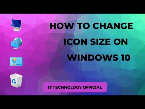 How to Change icon Size on Windows 10 || how to Change font icon size | How to Set System Resolution
