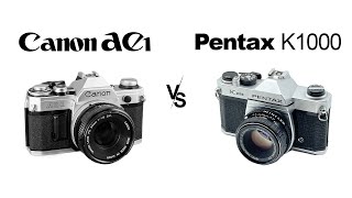 Canon AE1 vs  Pentax K1000 | Ektar 100