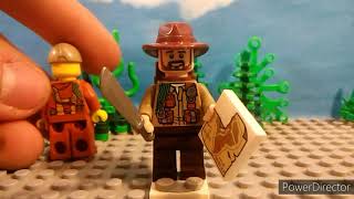 Lego Juric World. Baryonyx Face Off The Treasure Hunt, Review By Brickosaurus 227