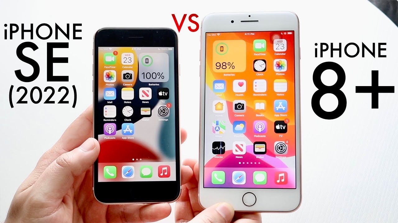 iPhone SE、iPhone 8、iPhone 8 Plus セット iPhone SE (2022) Vs iPhone 8+! (Comparison) (Review) - YouTube