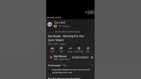 Official running for you by Kip Moore music video