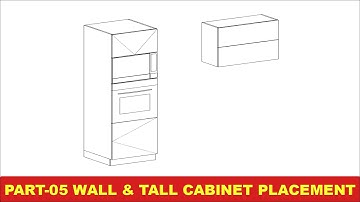 PYTHA 3D CAD | Planner | Wall and Tall Cabinets Placement | Part 05