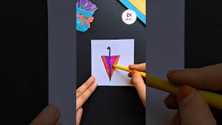 Umbrella 🌂 Drawing | Umbrella Drawing Easy #shorts #drawing #art #easy #umbrella #ytshorts