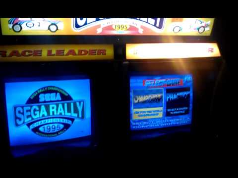 Sega Rally Championship Twin Arcade Cabinet Ireland Youtube