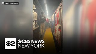 Smoke fills subway platform in the Bronx