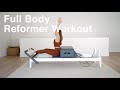 37 min full body pilates reformer workout