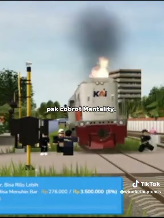 The behavior of Mr. Cobrot (developer incorails) core🗿 ib: tiktok || #meme #railfansindonesia #du...