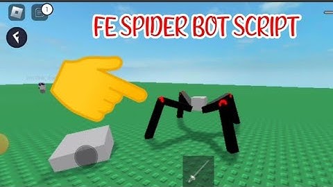 ROBLOX FE SPIDER BOT SCRIPT using FLUXUS EXECUTOR played at Fencing game - script link on comments