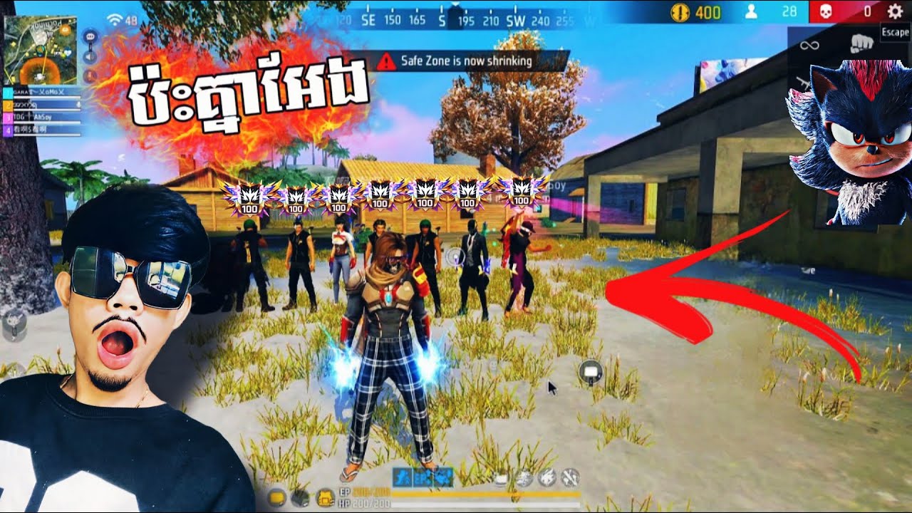 គេចេះលេង🤣🤤IQFREE FIRE🔥 GAMES PLAY AKOR V FUNNY VIDEO ORIGINAL 