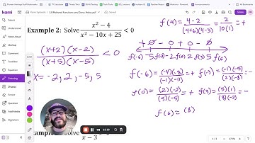 1.8 Rational Functions and Zeros Notes Video