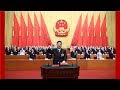 《十三届全国人大一次会议第五次全体会议》习近平全票当选国家主席、中央军委主席 | CCTV