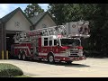 Ladder 1 [Conroe Fire Department] Responding to Residential Fire