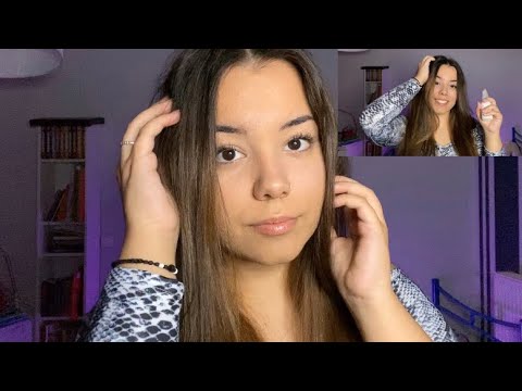 ASMR | Hair Playing💆🏽‍♀️💕💫| Tingly Brushing, Spraying
