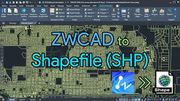 Export DWG from ZWCAD to Shapefile (SHP)