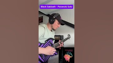 Thumbnail of Black Sabbath - Paranoid Solo Cover (Note-For-Note Accuracy | Tony Iommi Licks) #tonyiommi #solo