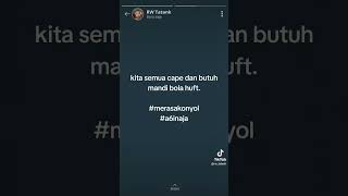 Huft. #merasakonyol #a6inaja #RW #Tatank