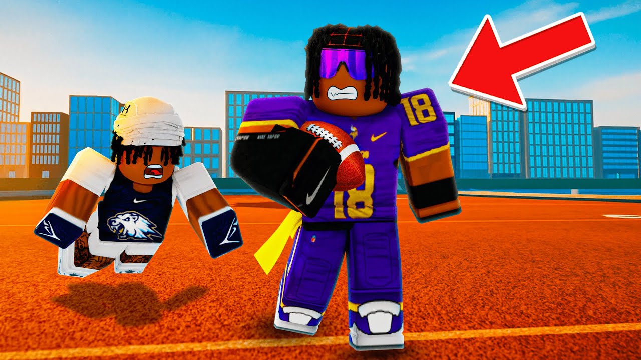 ОСНОВЫВАЙТЕ УПРАВЛЕНИЕ НОВОЙ ИГРОЙ ПО ФЛАГ-ФУТБОЛУ В РОблоксе, играя за Джастина Джефферсона!